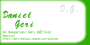 daniel geri business card